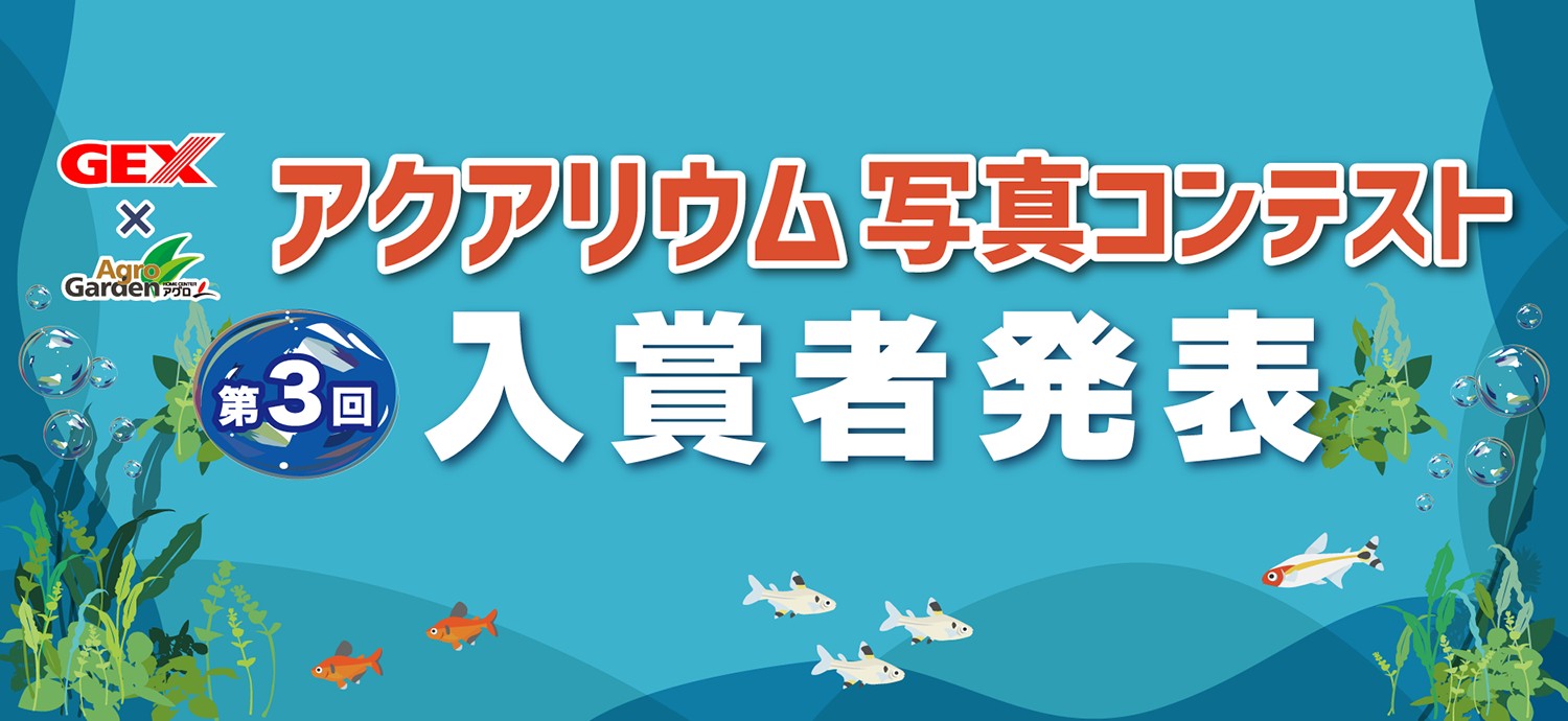 第3回 アクアリウム写真コンテスト 結果発表
